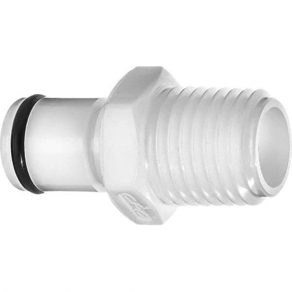 Value Collection - Plastic Quick-Disconnect Tube Couplings   Type: In Line Threaded-Male Plug    Nominal Flow Size: 1/4 (Inch) - Industrial Tool & Supply