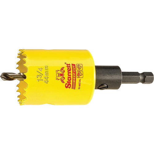 ‎1-3/4″ Bi-Metal Deep Cut Hole Saw - Starrett with Arbor - Industrial Tool & Supply