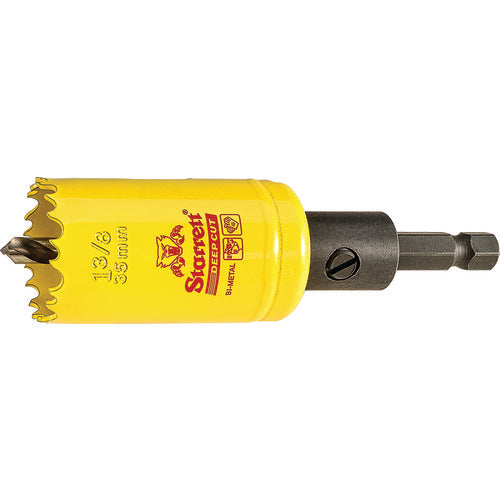 ‎1-3/8″ Bi-Metal Deep Cut Hole Saw - Starrett with Arbor - Industrial Tool & Supply