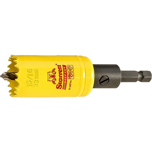 ‎1-5/16″ Bi-Metal Deep Cut Hole Saw - Starrett with Arbor - Industrial Tool & Supply