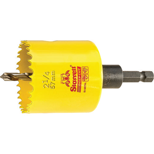 ‎2-1/4″ Bi-Metal Deep Cut Hole Saw - Starrett with Arbor - Industrial Tool & Supply
