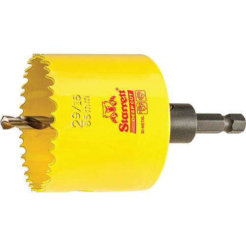 ‎2-9/16″ Bi-Metal Deep Cut Hole Saw - Starrett with Arbor - Industrial Tool & Supply