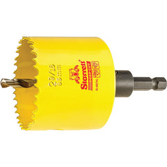 ‎2-9/16″ Bi-Metal Deep Cut Hole Saw - Starrett with Arbor - Industrial Tool & Supply