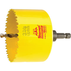 ‎3-3/8″ Bi-Metal Deep Cut Hole Saw - Starrett with Arbor - Industrial Tool & Supply