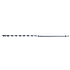 1.6 mm Dia. × 3 mm Shank × 38.4 mm Flute Length × 81 mm OAL, 20xD, IchAda, 2 Flute, No, Solid Carbide Drill