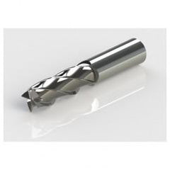 10mm Dia. x 120mm Overall Length 2-Flute Square End Solid Carbide SE End Mill-Round Shank-Center Cut-AlTiN - Industrial Tool & Supply