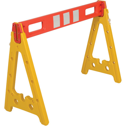 A-Frame Barricade 44.6W × 19.5L × 31.75H - Exact Industrial Supply