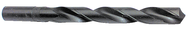 53/64 Dia. - 18 OAL - Black Oxide - HSS - Extra Long Straight Shank Drill - Industrial Tool & Supply