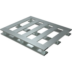 Heavy Duty Alum Pallet 4K 40 × 48 Skid Bottom - Exact Industrial Supply