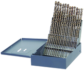 60 Pc. #1 - #60 Wire Gage HSS Surface Treated Jobber Drill Set - Industrial Tool & Supply