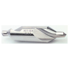#6 × 3″ OAL 60 Degree HSS Plain Combined Drill and Countersink Uncoated - Industrial Tool & Supply