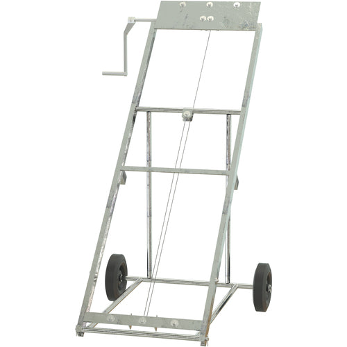 Alum Grip-Strut Walk Ramp 190.75 × 41.62 Wheels - Exact Industrial Supply