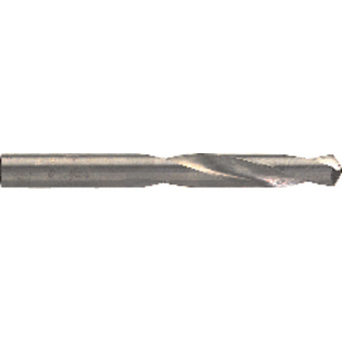 #41 Dia. × 0.096″ Shank × 1″ Flute Length × 2″ OAL, 5XD, 118°, Uncoated, 2 Flute, External Coolant, Round Solid Carbide Drill - Industrial Tool & Supply