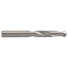#43 Dia. x #43 Shank × 1″ Flute Length × 2″ OAL, Bright, Solid Carbide Drill - Industrial Tool & Supply