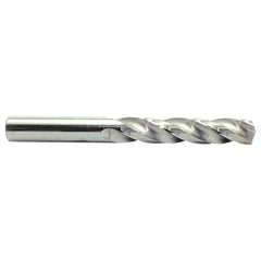 ‎#16 Dia. × 0.177″ Shank × 1-5/8″ Flute Length × 2-3/4″ OAL, 5xD, 150°, Bright, 3 Flute, External, Round Solid Carbide Drill - Exact Industrial Supply