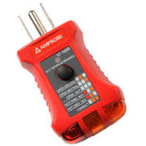 Amprobe ST-102B Receptacle Tester with GFCI - Exact Industrial Supply