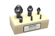 6 Pc. HSS 90° Deburring Set - Industrial Tool & Supply