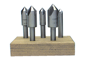 7 pc. HSS 90 Degree Countersink Set - Industrial Tool & Supply