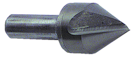 1-1/2" Size-3/4" Shank-60° Single Flute Countersink - Industrial Tool & Supply