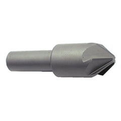 ‎3/8″ Size-1/4″ Shank-90° 6 Flute NCK Precision Countersink - Industrial Tool & Supply