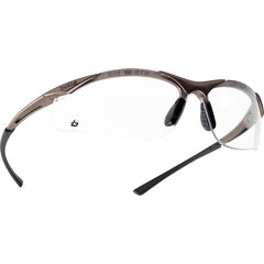 CONTOUR - Clear Lens - Dark Gunmetal Frame PC ASAF - Industrial Tool & Supply