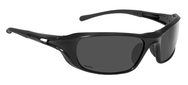 SHADOW, Grey Polar Lens, Shiny BLK Fr Polarized GreyShiny Black - Industrial Tool & Supply