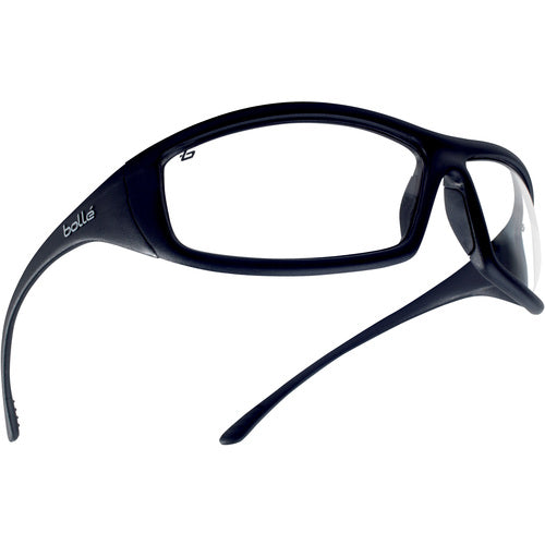 SOLIS - Clear Lens - Shiny Black Frame PC ASAF - Industrial Tool & Supply