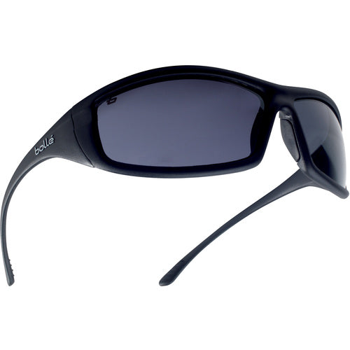 SOLIS - Smoke Lens - Shiny Black Frame PC ASAF - Industrial Tool & Supply