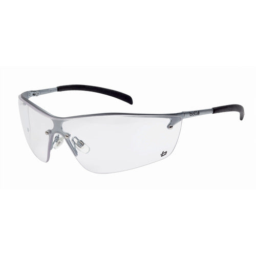 SILIUM - Clear Lens - Silver Metal Frame PC ASAF - Industrial Tool & Supply