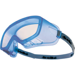 COVERALL - Clear PC - Vented - Trans Blue - Industrial Tool & Supply