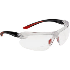 IRI-S - Clear Lens - Black & Red Frame PC ASAF-Platinum - Industrial Tool & Supply