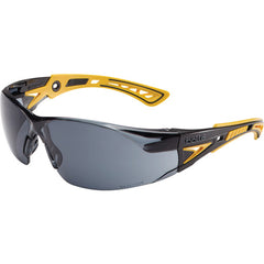 RUSH+ - Smoke Lens - Yellow & Black Frame PC ASAF Platinum - Industrial Tool & Supply