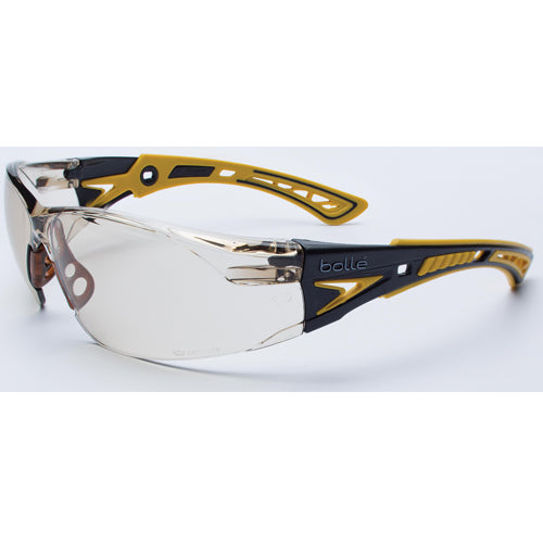 RUSH+ - CSP Lens - Yellow & Black Frame PC ASAF Platinum - Industrial Tool & Supply