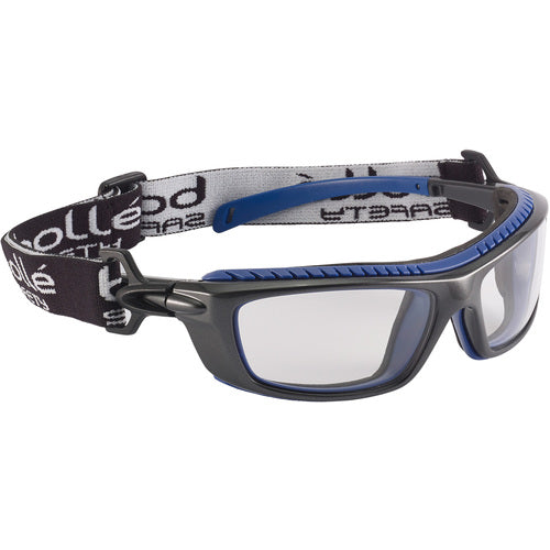 BAXTER - Clear Lens - Blue & Black Frame PC ASAF Platinum - Industrial Tool & Supply