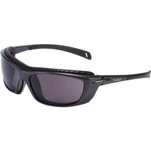 BAXTER - Smoke Lens - Blue & Black Frame PC ASAF Platinum - Industrial Tool & Supply