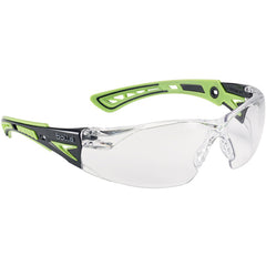 RUSH+ GLOW - Clear Lens - Black & Phos Green PC ASAF Platinum - Industrial Tool & Supply
