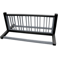 Bike Rack Blk/Charcoal 10 Positions - Exact Industrial Supply