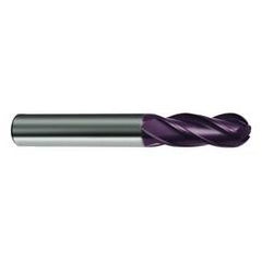 10mm Dia. - 72mm OAL - 30 Helix Firex CBD Ball Nose EM - 4 FL - Industrial Tool & Supply