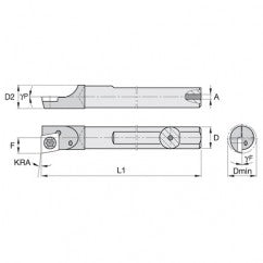 QCMI50085R WG CARBIDE GROOVING THREADING BAR - Industrial Tool & Supply
