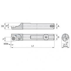 CCBI18745L CARBIDE SHANK BORING BAR - Industrial Tool & Supply