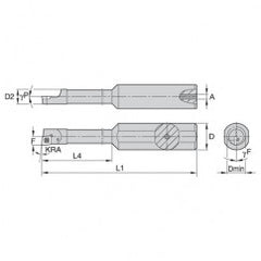 CCBI250500255R WG CARBIDE BORING BAR STEPPED - Industrial Tool & Supply