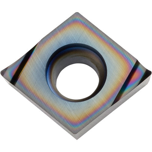 CCGT 4305 A3 PDL025, 0.008″ Corner Radius, 3/16″ Thick, 1/2″ Inscribed Circle, C, 80 Degree Diamond, Turning Indexable Insert