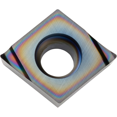 CCGT 4305 A3 PDL025, 0.008″ Corner Radius, 3/16″ Thick, 1/2″ Inscribed Circle, C, 80 Degree Diamond, Turning Indexable Insert