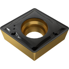 CCMT 432 UG YG3020, 1/32″ Corner Radius, 3/16″ Thick, 1/2″ Inscribed Circle, CVD, Turning Indexable Insert