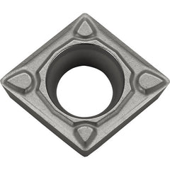 CCMT 3251 MQ SW05, 1/64″ Corner Radius, 5/32″ Thick, 3/8″ Inscribed Circle, WC/Co, 80 Degree Diamond, Turning Indexable Insert