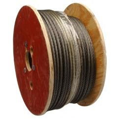 1/2" 6X19 FIBER CORE WIRE ROPE RUST - Industrial Tool & Supply