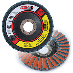 4 1/2″ × 7/8 - Coarse - Type 29 Interleaf Flap Disc - Industrial Tool & Supply
