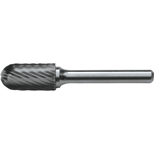SC-1L6 Standard Cut Solid Carbide Bur-Cylindrical with Ball Nose - Exact Industrial Supply