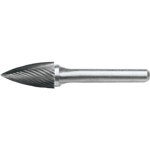 SG-5L6 Standard Cut Solid Carbide Bur-Pointed Tree Shape - Exact Industrial Supply