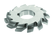 1/2 Radius - 4-1/4 x 3/4 x 1-1/4 - HSS - Left Hand Corner Rounding Milling Cutter - 10T - TiAlN Coated - Industrial Tool & Supply